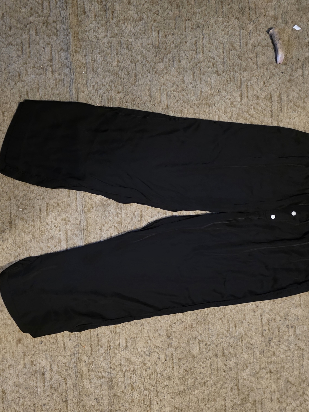 Anthropologie Black Wide-Leg Trousers